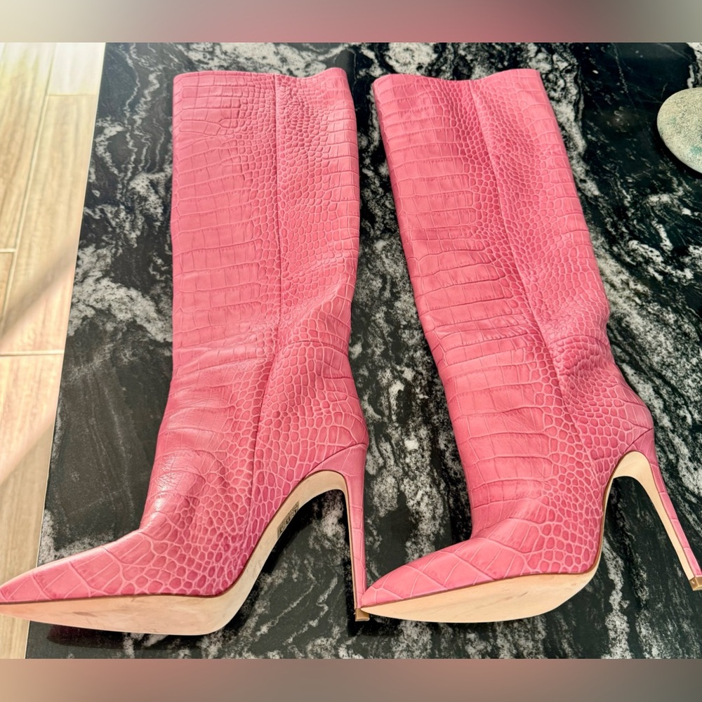 Knee High Fuchsia Boot - image 1